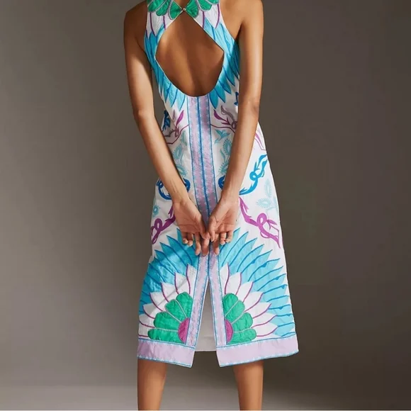 Maeve xs deco midi dress